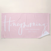 Honeymooning Strandtuch (Vorderseite)