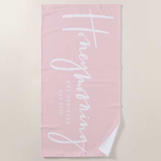 Honeymooning Strandtuch (Vorderseite)