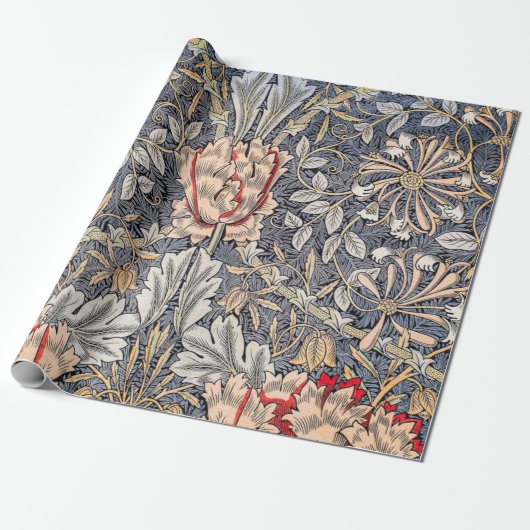 Honeysuckle (1896) von William Morris Geschenkpapier (Ungerollt)