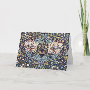 Honeysuckle Art Nouveau Blume Grußkarte Karte