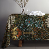 Honeysuckle Art Nouveau Floral Pattern Morris Tischdecke