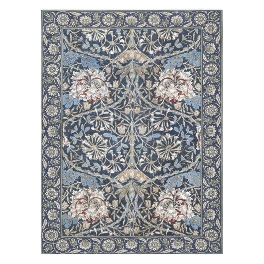 Honeysuckle Art Nouveau Floral Pattern Morris Tischdecke (Vorderseite)