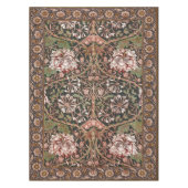 Honeysuckle Art Nouveau Floral Pattern Morris Tischdecke (Vorderseite)