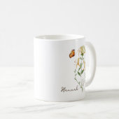 Honeysuckle Birth Month Flower Kaffeetasse (VorderseiteRechts)