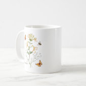 Honeysuckle Birth Month Flower Kaffeetasse (Vorderseite Links)