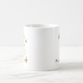 Honeysuckle Birth Month Flower Kaffeetasse (Mittel)