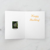 Honeysuckle Birthday Card Karte (Innenseite)