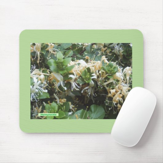 Honeysuckle Blooms Mousepad (Mit Mouse)
