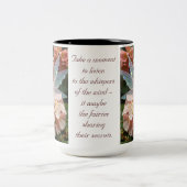 Honeysuckle Blume Fairy Zweifarbige Tasse (Mittel)