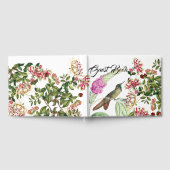 Honeysuckle Blume Hummingbird Bird Gästebuch (Voll)
