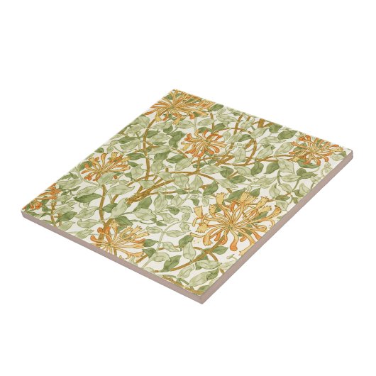 Honeysuckle Blume William Morris Fliese (Seite)