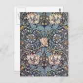 Honeysuckle Blume William Morris Postkarte (Vorne/Hinten)