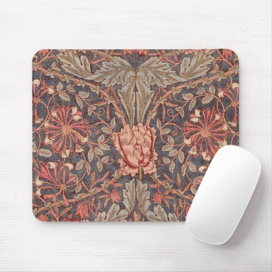 Honeysuckle, Blumenmuster von William Morris Mousepad (Mit Mouse)