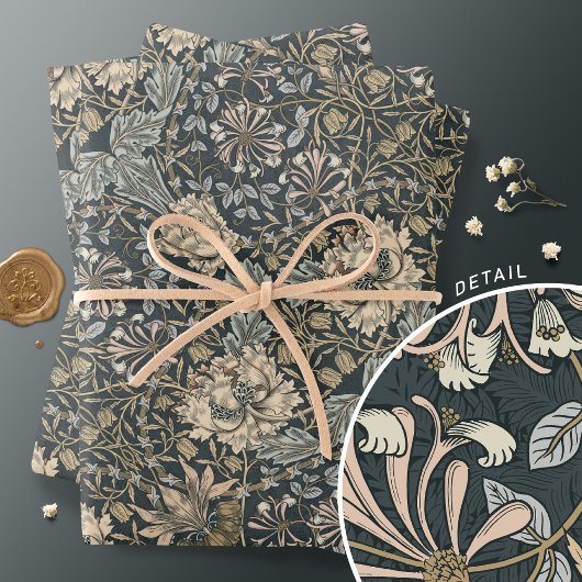 Honeysuckle Delight William Morris Larkspur Geschenkpapier Set