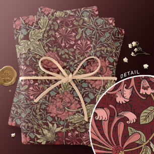 Honeysuckle Delight William Morris Larkspur Geschenkpapier Set