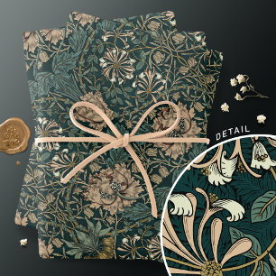 Honeysuckle Delight William Morris Larkspur Geschenkpapier Set