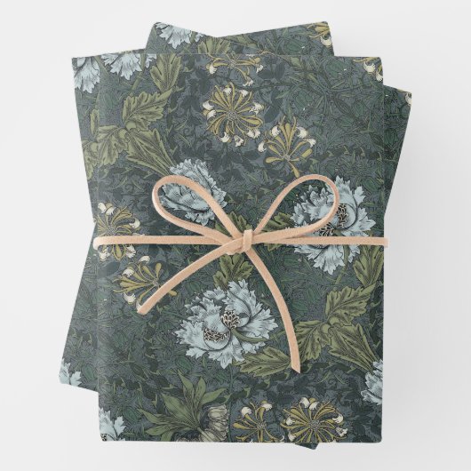 Honeysuckle Delight William Morris Larkspur Geschenkpapier Set (Beispiel)
