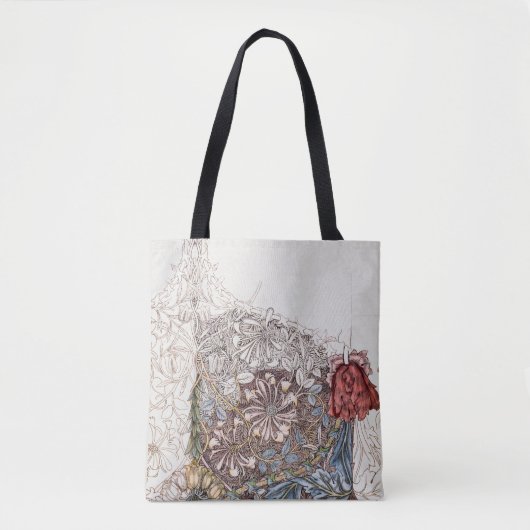 Honeysuckle Floral Tasche (Vorderseite)