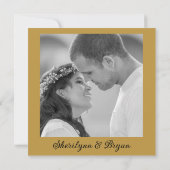 Honeysuckle Foto Hochzeit Speichern Sie die Datums (Rückseite)