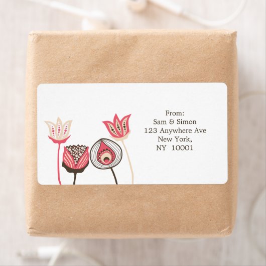 Honeysuckle Funky Blume Rücksendeadresse (Insitu)