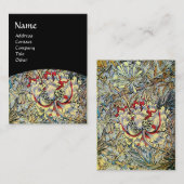HONEYSUCKLE, gelb, rosa, weiß braun, schwarz Visitenkarte (Vorne/Hinten)