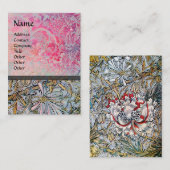 HONEYSUCKLE, gelb, rosa, weiß Visitenkarte (Vorne/Hinten)