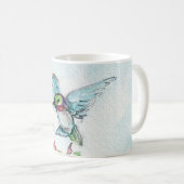 Honeysuckle Hummingbird Kaffeetasse (VorderseiteRechts)