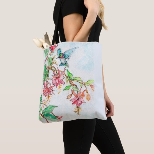 Honeysuckle Hummingbird Tasche (Von Nahem)