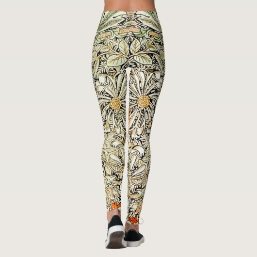 Honeysuckle Pattern (1876) von William Morris Leggings (Rückseite)