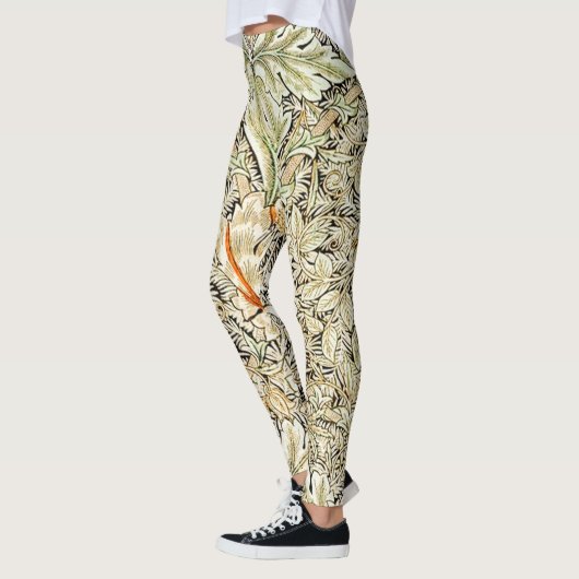 Honeysuckle Pattern (1876) von William Morris Leggings (Links)