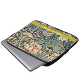 Honeysuckle Pattern - Design von William Morris Laptopschutzhülle (Vorne Knopf)