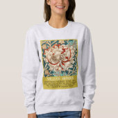 Honeysuckle Pattern - Design von William Morris Sweatshirt (Vorderseite)