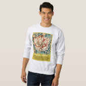 Honeysuckle Pattern - Design von William Morris Sweatshirt (Vorne ganz)