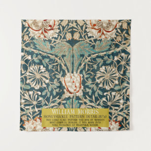 Honeysuckle Pattern - Design von William Morris Wandteppich