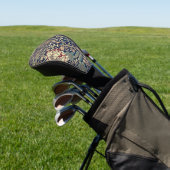 Honeysuckle Pattern Golf Headcover (In SItu)