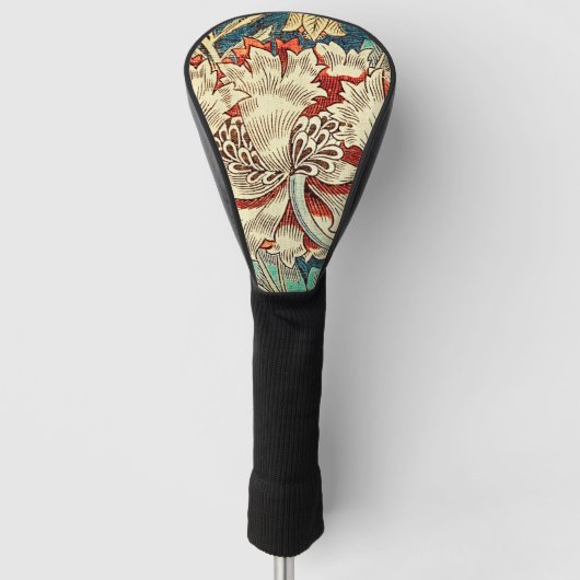 Honeysuckle Pattern Golf Headcover (Vorderseite)