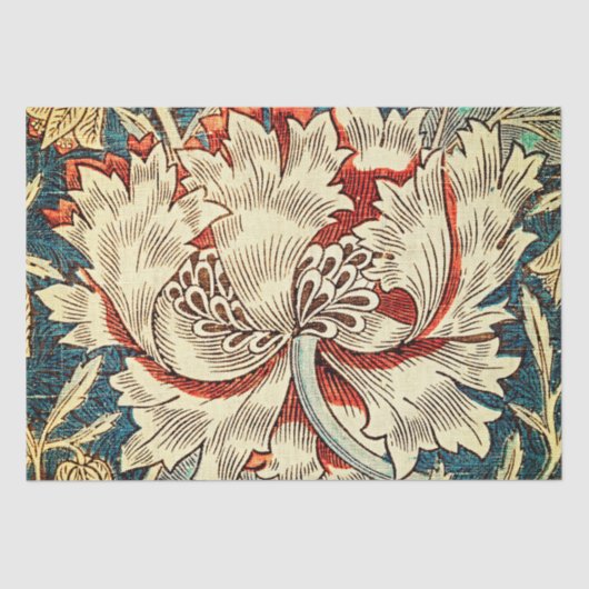 Honeysuckle Pattern Seidenpapier (Vorderseite)