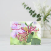 Honeysuckle Postkarte (Stehend Vorderseite)