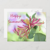 Honeysuckle Postkarte (Vorne/Hinten)