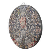 Honeysuckle Print (von William Morris) Dartscheibe (Vorderseite rechts)