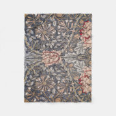 Honeysuckle Print (von William Morris) Fleecedecke (Vorderseite)