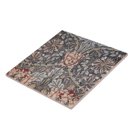 Honeysuckle Print (von William Morris) Fliese (Seite)
