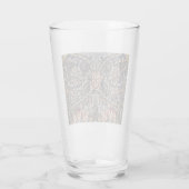 Honeysuckle Print (von William Morris) Glas (Rückseite)