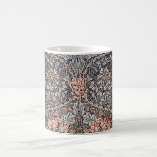 Honeysuckle Print (von William Morris) Kaffeetasse (Mittel)