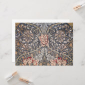 Honeysuckle Print (von William Morris) Karte (Vorderseite/Rückseite Beispiel)