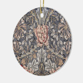 Honeysuckle Print (von William Morris) Keramik Ornament (Links)