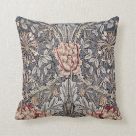 Honeysuckle Print (von William Morris) Kissen