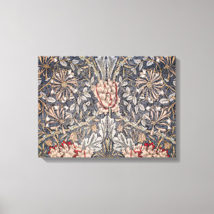Honeysuckle Print (von William Morris) Leinwanddruck