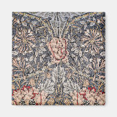 Honeysuckle Print (von William Morris) Magnet (Vorne)
