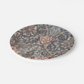 Honeysuckle Print (von William Morris) Pappteller (Schrägansicht)
